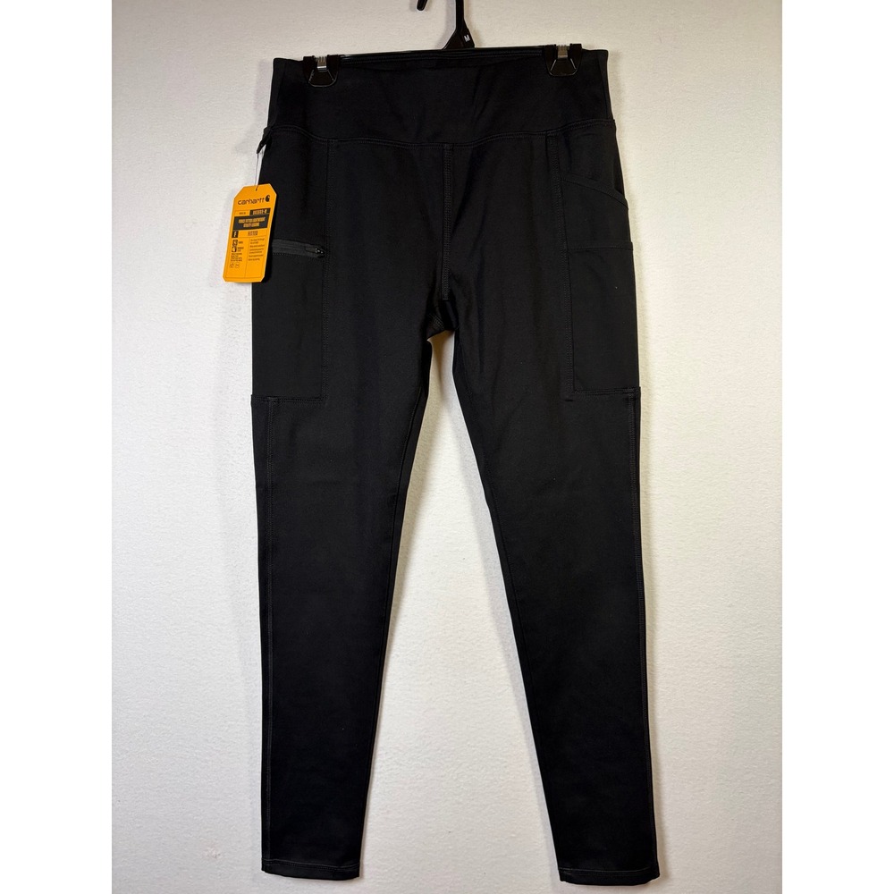 Carhartt Force Utility Leggings Womens Small (4-6) Black NEW Lightweight Fitted